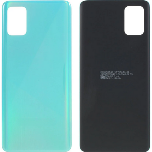 Samsung A51 SM-A515 Uyumlu Arka Pil Kapağı Mavi - Image 1