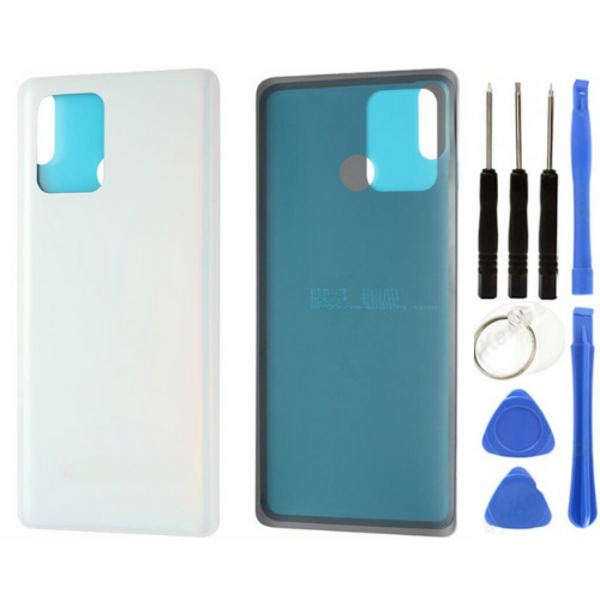 Samsung S10 Lite SM-G770 Uyumlu Arka Pil Kapağı Beyaz + Tamir Seti - Image 1