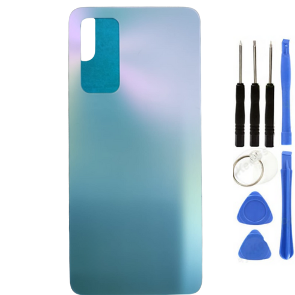 Xiaomi Mi 12 Lite Uyumlu Arka Pil Kapağı Mavi + Tamir Seti - Image 1