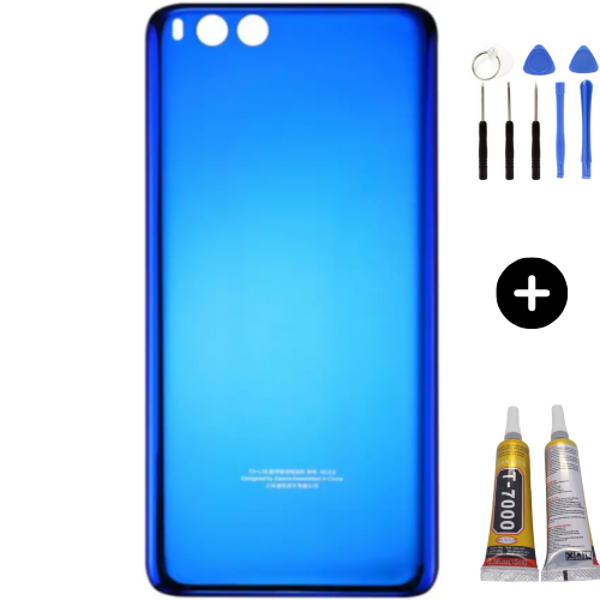 Xiaomi Mi Note 3 Uyumlu Arka Pil Kapağı Mavi + Montaj Seti - Image 1