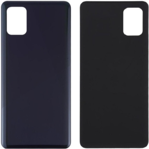 Samsung A41 SM-A415 Uyumlu Arka Pil Kapağı Siyah - Image 1