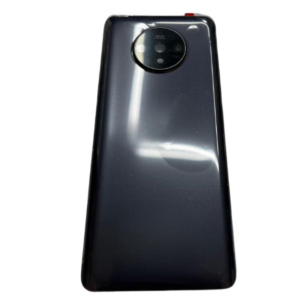 Oneplus 7T Uyumlu Arka Kapak Pil Kapağı (Kamera Camlı) Siyah - Image 1