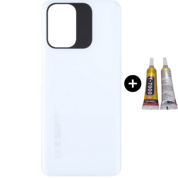 Xiaomi Poco Pocophone M5S Uyumlu Arka Pil Kapağı Beyaz + B7000 - Image 1