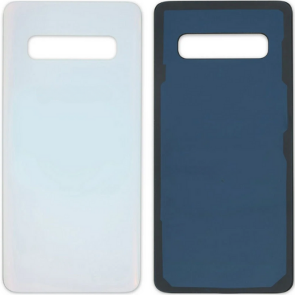 Samsung S10 SM-G973f Uyumlu Arka Pil Kapağı Beyaz - Image 1