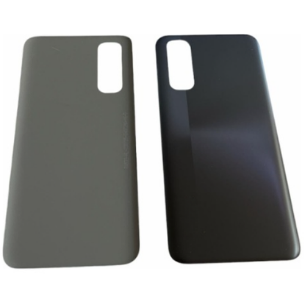 Realme 7 Uyumlu Arka Pil Kapağı Siyah  - Image 1