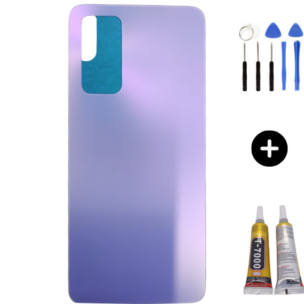 Xiaomi Mi 12 Lite Uyumlu Arka Pil Kapağı Mor + Montaj Seti - Image 1