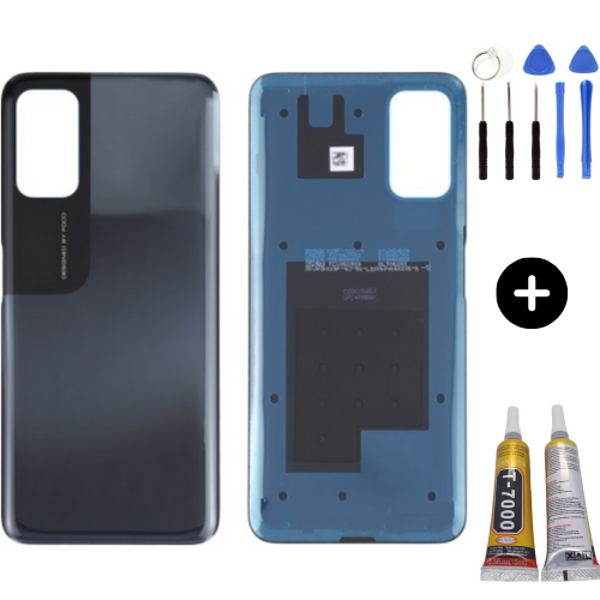 Xiaomi Poco Pocophone M3 Pro 5G Uyumlu Arka Pil Kapağı Siyah + Montaj Seti - Image 1