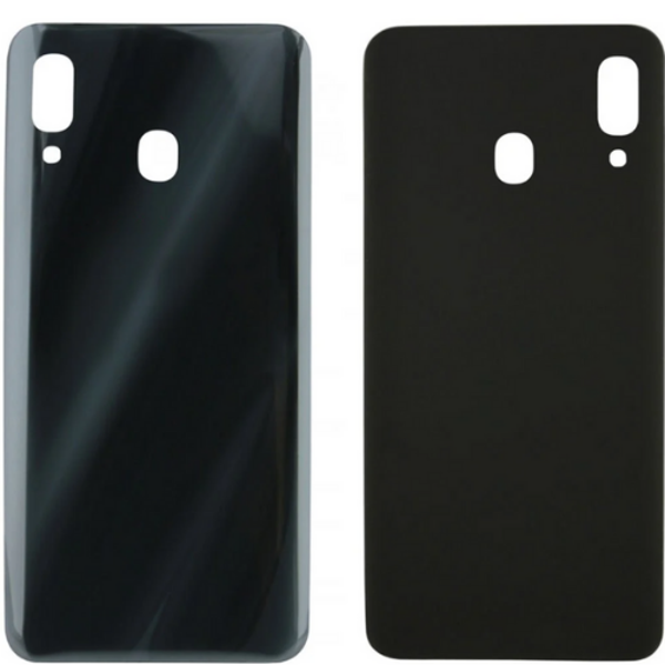 Samsung A30 SM-A305F Uyumlu Arka Pil Kapağı Siyah - Image 1