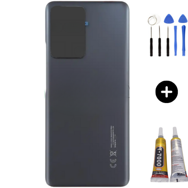 Xiaomi Mi 13 Lite Uyumlu Arka Pil Kapağı Siyah + Montaj Seti - Image 1
