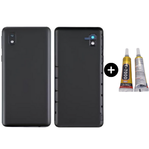 Samsung A01 Core SM-A013F Uyumlu Arka Pil Kapağı Siyah + B7000 - Image 1