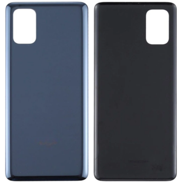 Samsung M51 SM-M515F Uyumlu Arka Pil Kapağı Siyah - Image 1