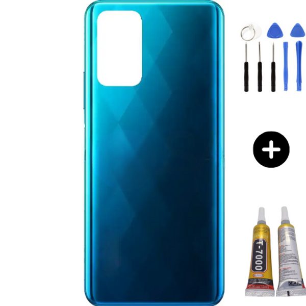 İnfinix Note 8İ Uyumlu Arka Kapak Koyu Mavi + Montaj Seti - Image 1