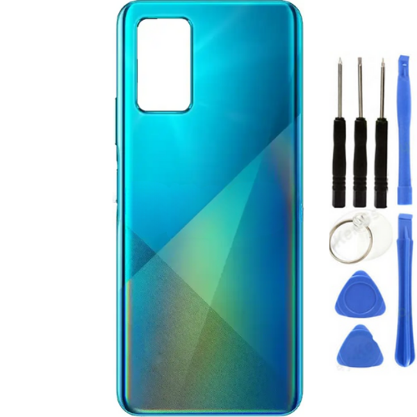 İnfinix Note 8 Uyumlu Arka Kapak Turkuaz + Tamir Seti - Image 1