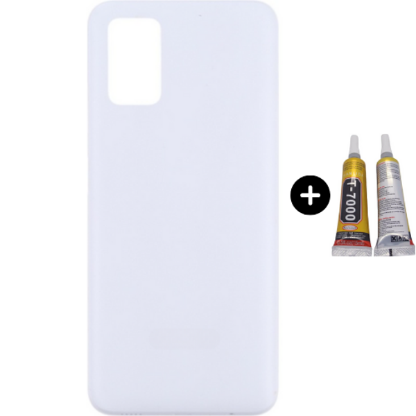 Samsung A03S SM-A037F Uyumlu Arka Pil Kapağı Beyaz + B7000 - Image 1