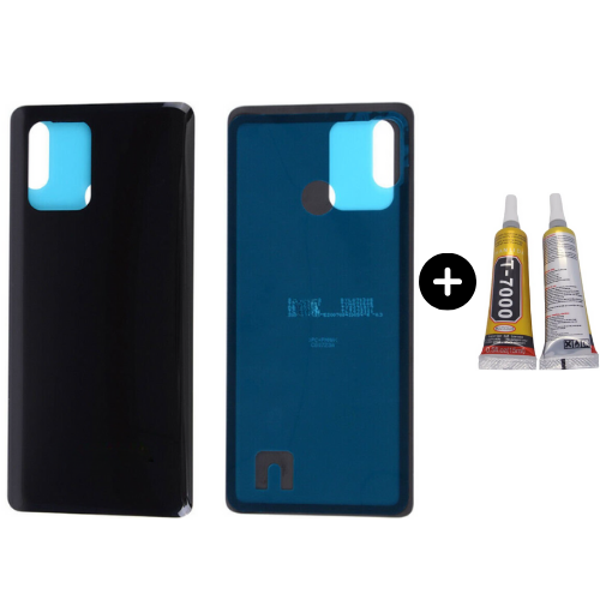 Samsung S10 Lite SM-G770 Uyumlu Arka Pil Kapağı Siyah + B7000 - Image 1