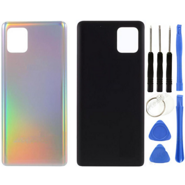 Samsung Galaxy Note 10 Lite SM-N770F Uyumlu Arka Pil Kapağı Gri + Tamir Seti - Image 1
