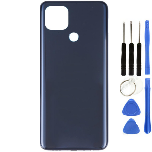 Oppo A15 Uyumlu Arka Pil Kapağı Siyah + Tamir Seti - Image 1