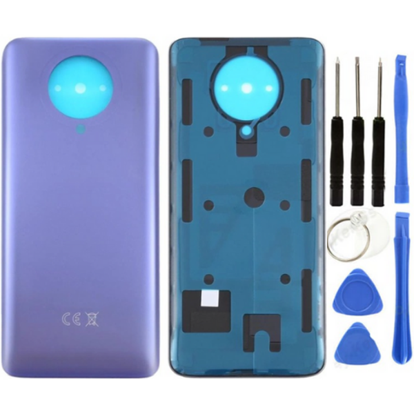 Xiaomi Poco Pocophone F2 Pro Uyumlu Arka Pil Kapağı Mor + Tamir Seti - Image 1