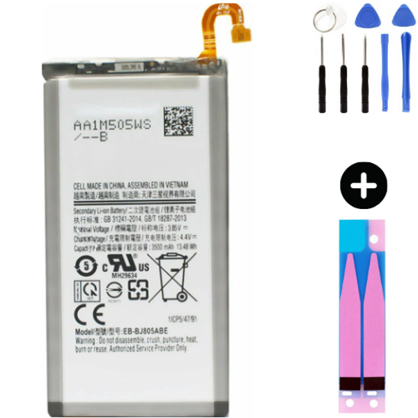 Samsung Galaxy J8 2018 J810f Uyumlu A Kalite Batarya Pil + Montaj Seti - Image 1