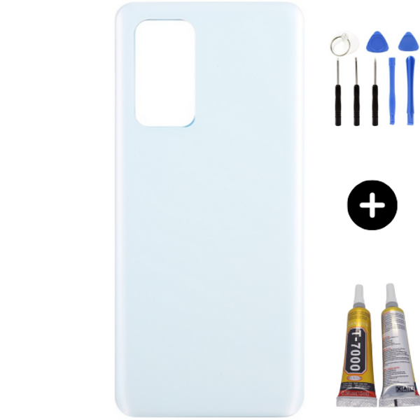 Xiaomi Poco Pocophone F5 Pro Uyumlu Arka Pil Kapağı Beyaz + Montaj Seti - Image 1