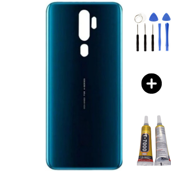 Oppo A5 2020 Uyumlu Arka Pil Kapağı Yeşil + Montaj Seti - Image 1