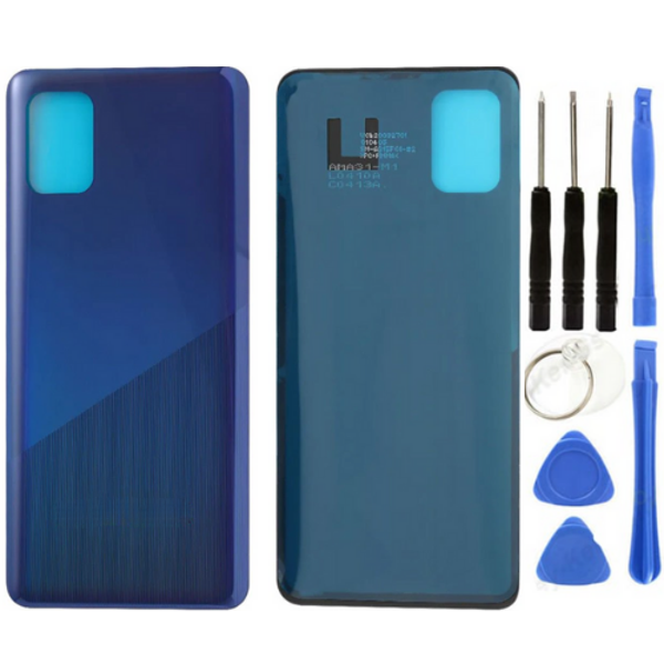 Samsung A31 SM-A315 Uyumlu Arka Pil Kapağı Mavi + Tamir Seti - Image 1