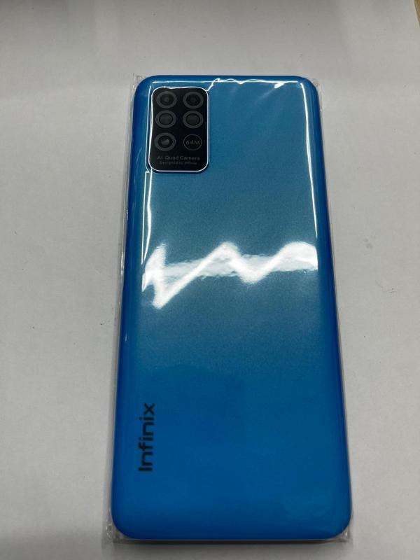 Infinix Note 8 Uyumlu Arka Kapak Kasa Full (Yan Tuşlar Dahil) Mavi - Image 1