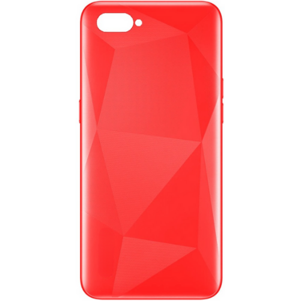 Realme C2 Uyumlu Full Kasa Arka Pil Kapağı Kırmızı  - Image 1