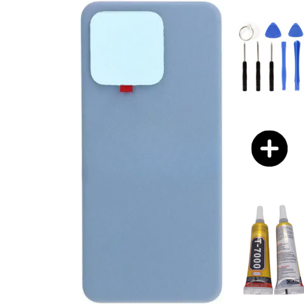 Xiaomi Mi 13 Uyumlu Arka Pil Kapağı Mavi + Montaj Seti - Image 1
