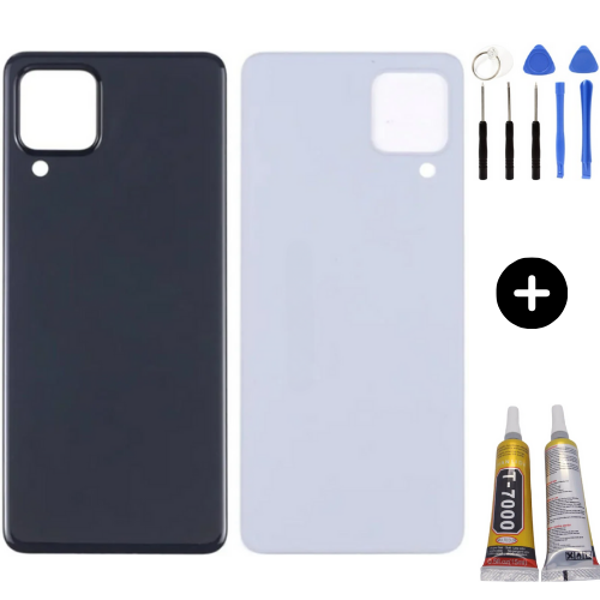 Samsung A22 4G SM-A225F Uyumlu Arka Pil Kapağı Siyah + Montaj Seti - Image 1