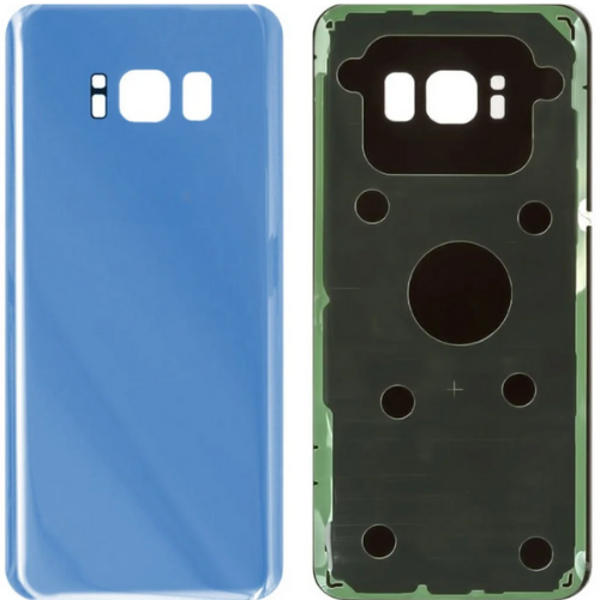 Samsung S8 Plus SM-G955 Uyumlu Arka Pil Kapağı Mavi - Image 1