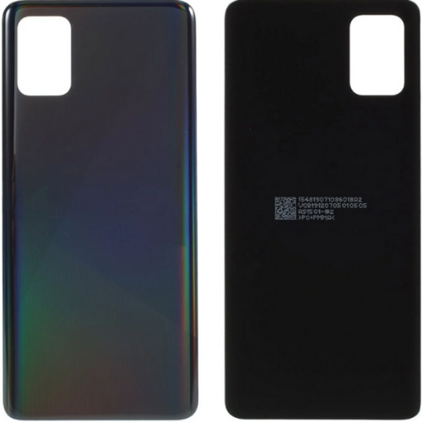 Samsung A51 SM-A515 Uyumlu Arka Pil Kapağı Siyah - Image 1