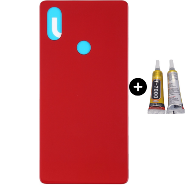 Xiaomi Mi 8 SE Uyumlu Arka Pil Kapağı Kırmızı + B7000 - Image 1