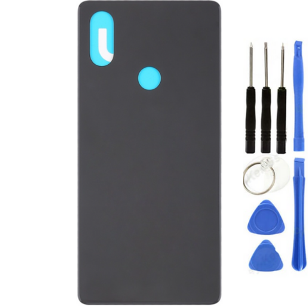 Xiaomi Mi 8 SE Uyumlu Arka Pil Kapağı Siyah + Tamir Seti - Image 1