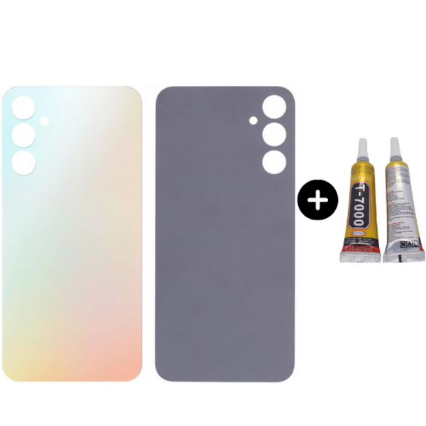 Samsung A24 SM-A245F Uyumlu Arka Pil Kapağı Beyaz + B7000 - Image 1