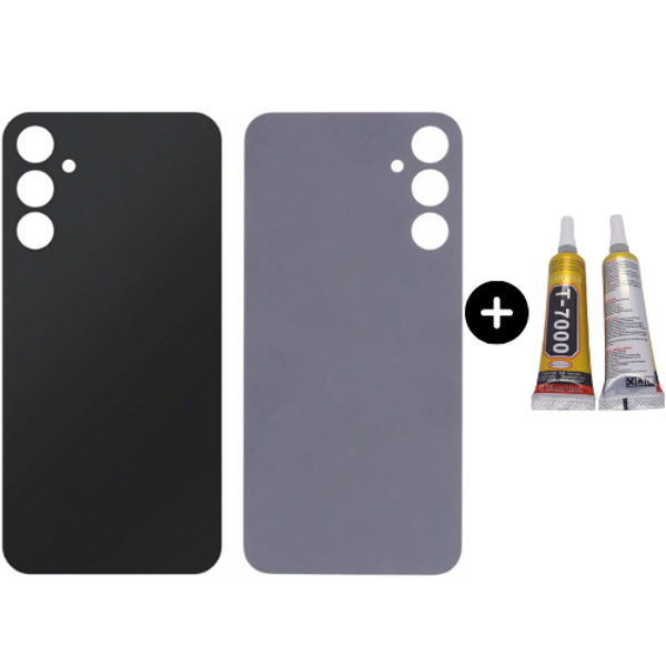 Samsung A24 SM-A245F Uyumlu Arka Pil Kapağı Siyah + B7000 - Image 1