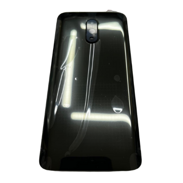 Oneplus 7 Uyumlu Arka Kapak Pil Kapağı (Kamera Camlı) Siyah - Image 1