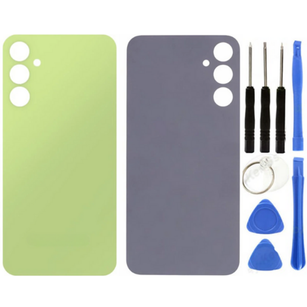Samsung A24 SM-A245F Uyumlu Arka Pil Kapağı Sarı + Tamir Seti - Image 1