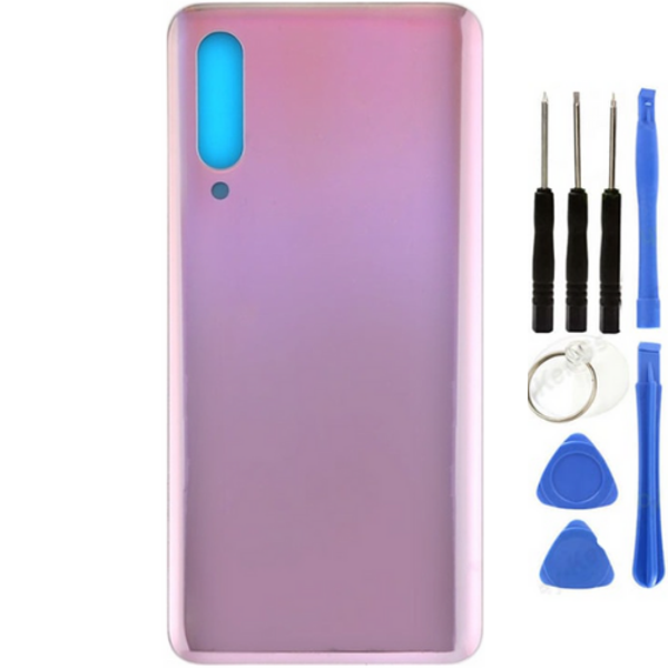 Xiaomi Mi 9 Uyumlu Arka Pil Kapağı Pembe + Tamir Seti - Image 1
