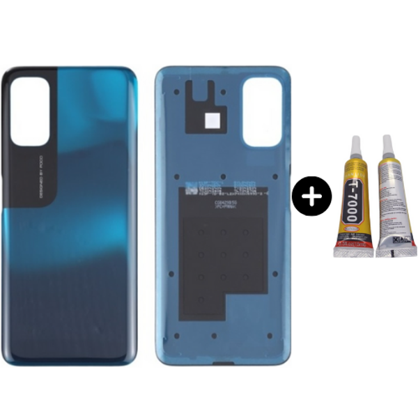 Xiaomi Poco Pocophone M3 Pro Uyumlu Arka Pil Kapağı Mavi + B7000 - Image 1
