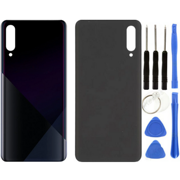 Samsung A30S SM-A307 Uyumlu Arka Pil Kapağı Siyah + Tamir Seti - Image 1