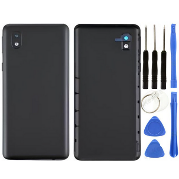 Samsung A01 Core SM-A013F Uyumlu Arka Pil Kapağı Siyah + Tamir Seti - Image 1