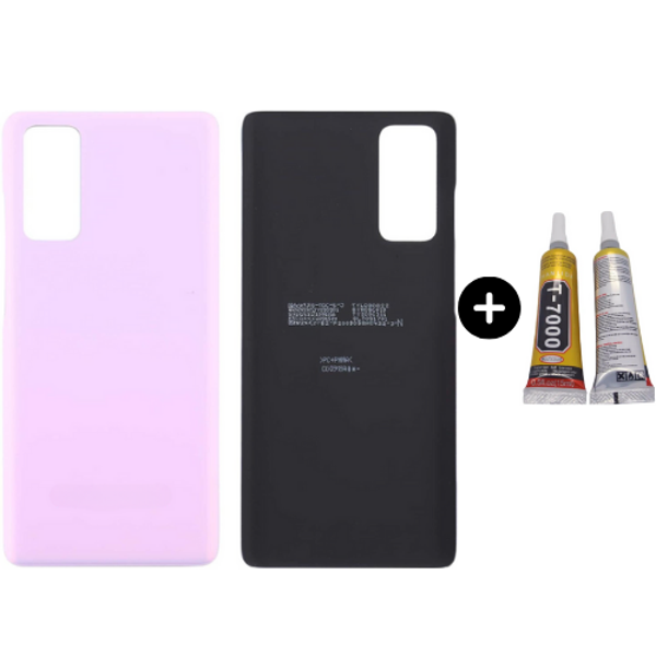 Samsung S20 FE SM-G780F Uyumlu Arka Pil Kapağı Pembe + B7000 - Image 1