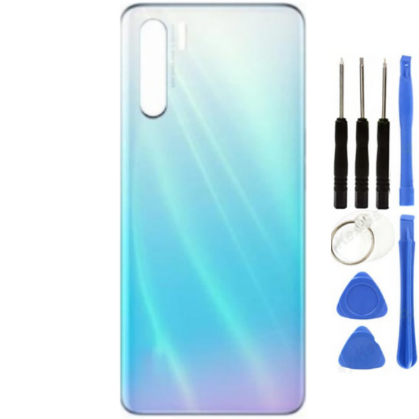 Oppo A91 Uyumlu Arka Pil Kapağı Beyaz + Tamir Seti - Image 1