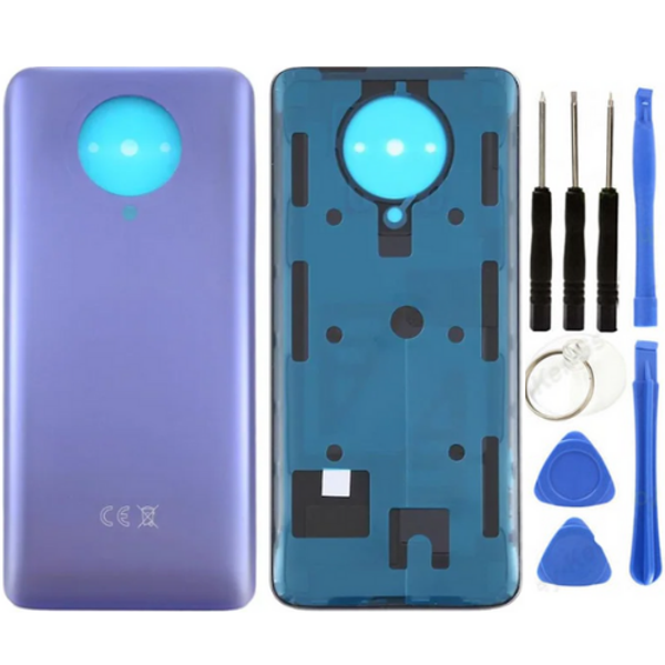 Redmi K30 Pro Uyumlu Arka Pil Kapağı Mor + Tamir Seti - Image 1