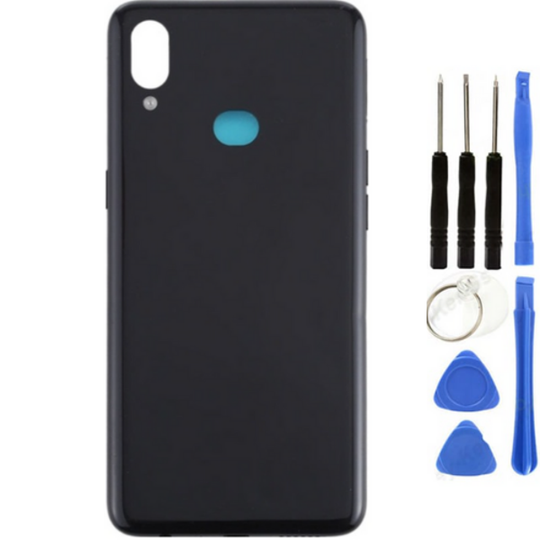 Samsung A10S SM-A107 Uyumlu Arka Pil Kapağı Siyah + Tamir Seti - Image 1
