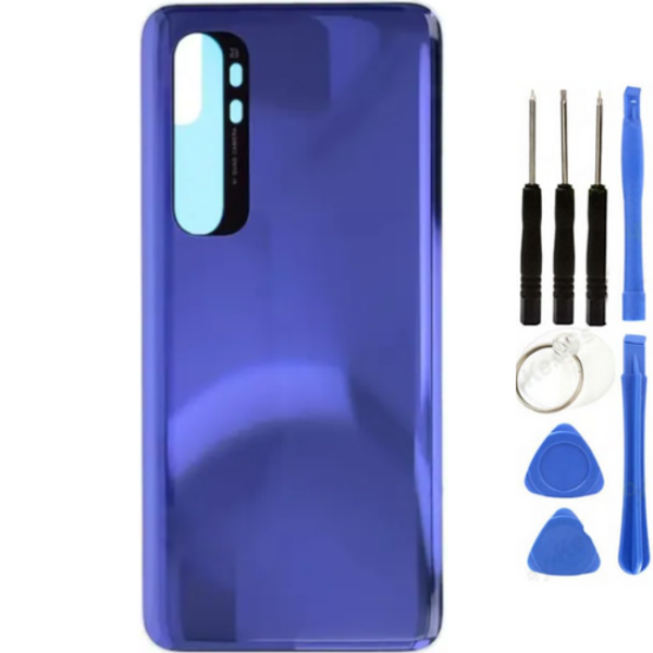 Xiaomi Mi Note 10 Lite 5G Uyumlu Arka Pil Kapağı Mavi + Tamir Seti - Image 1