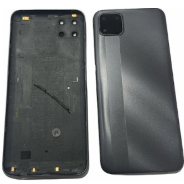 Oppo C11 2021 Uyumlu Full Kasa Arka Kapak Siyah  - Image 1
