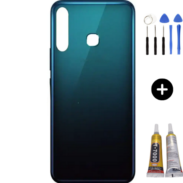 İnfinix Hot 8 Uyumlu Full Kasa Arka Kapak Yeşil + Montaj Seti - Image 1