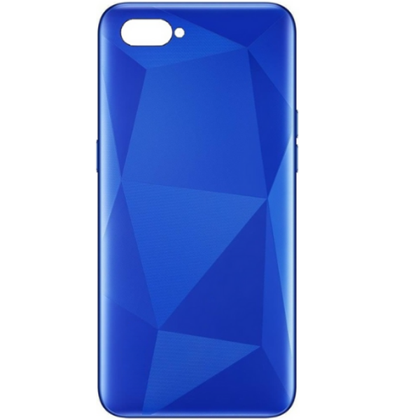 Realme C2 Uyumlu Full Kasa Arka Pil Kapağı Mavi  - Image 1